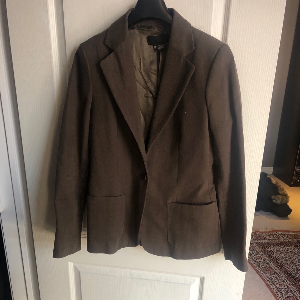 Zara blazer w/suede elbow patches!